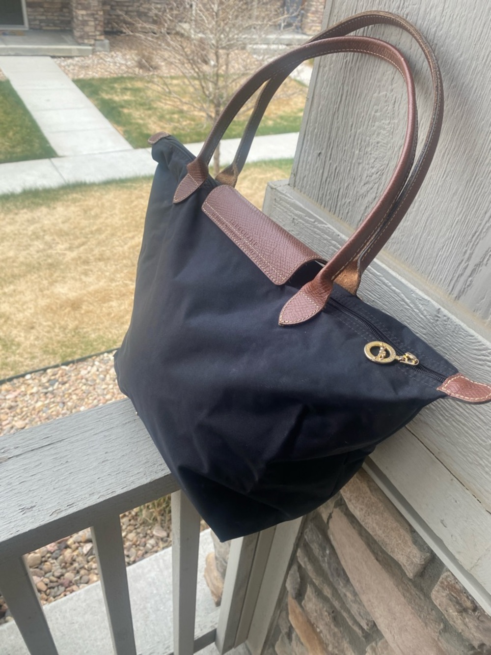 Longchamp Le Pliage Original Large Nylon Tote Bag - Picture 7 of 12